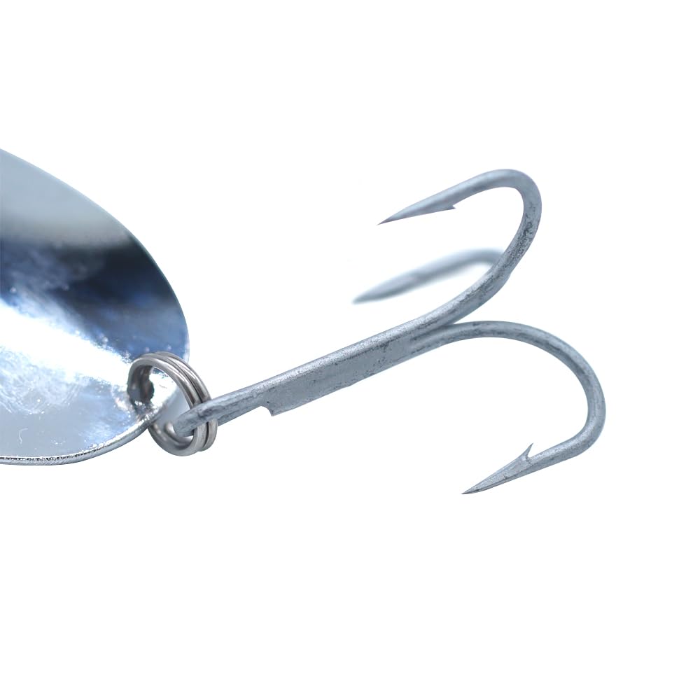 SEASKY Flutter Spoon 11 inch, 7 oz – Chrome Silver color