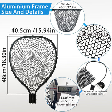 SEASPRO 18.3-inch hoop net ready for larger catches.