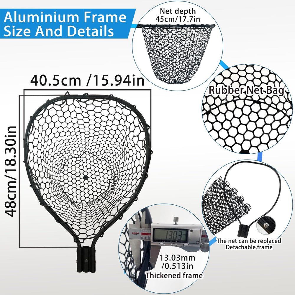 SEASPRO 18.3-inch hoop net ready for larger catches.
