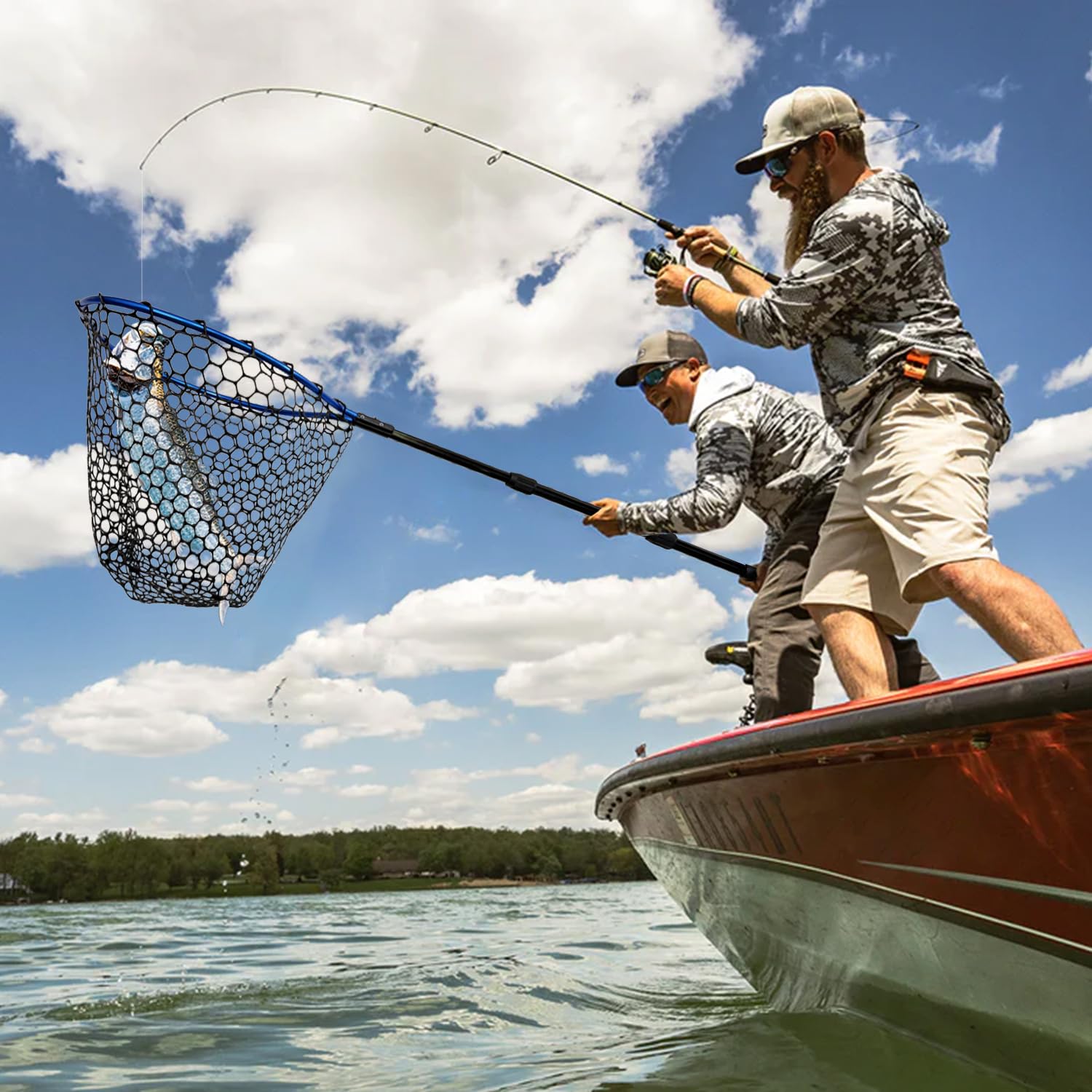 SEASPRO 18-3-inch hoop handles larger catches with ease