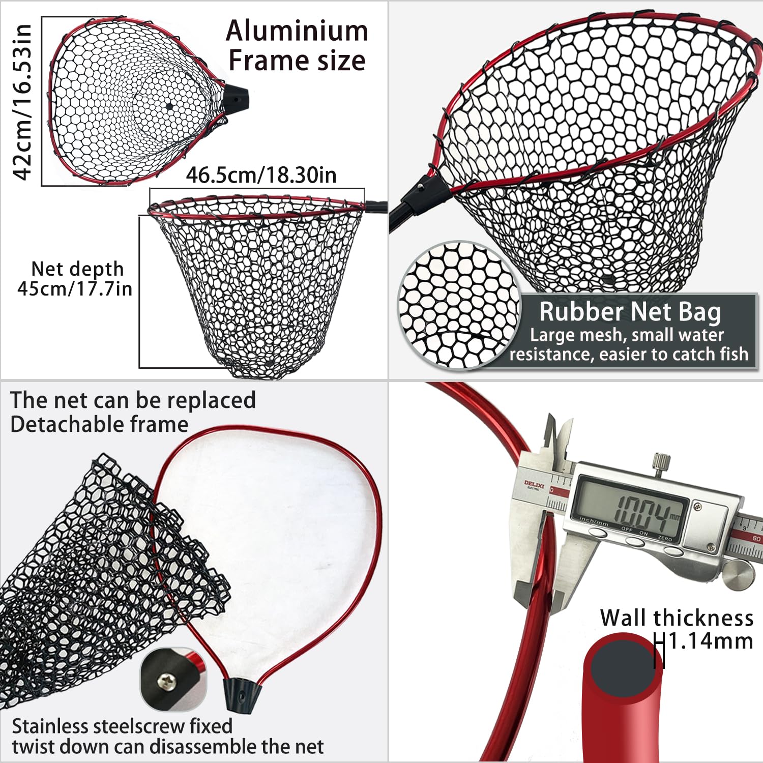 SEASPRO aluminum alloy frame of fishing net