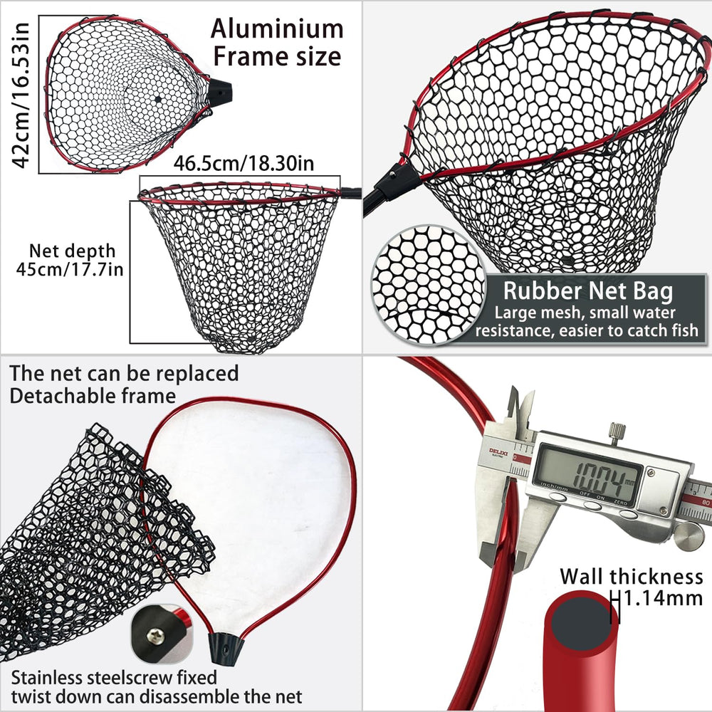 SEASPRO aluminum alloy frame of fishing net