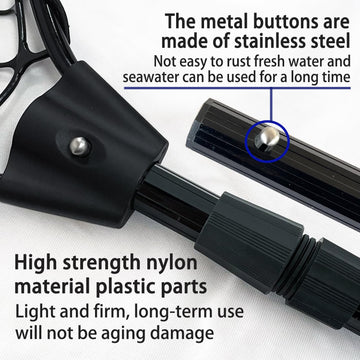 Rubber net design to prevent tangles