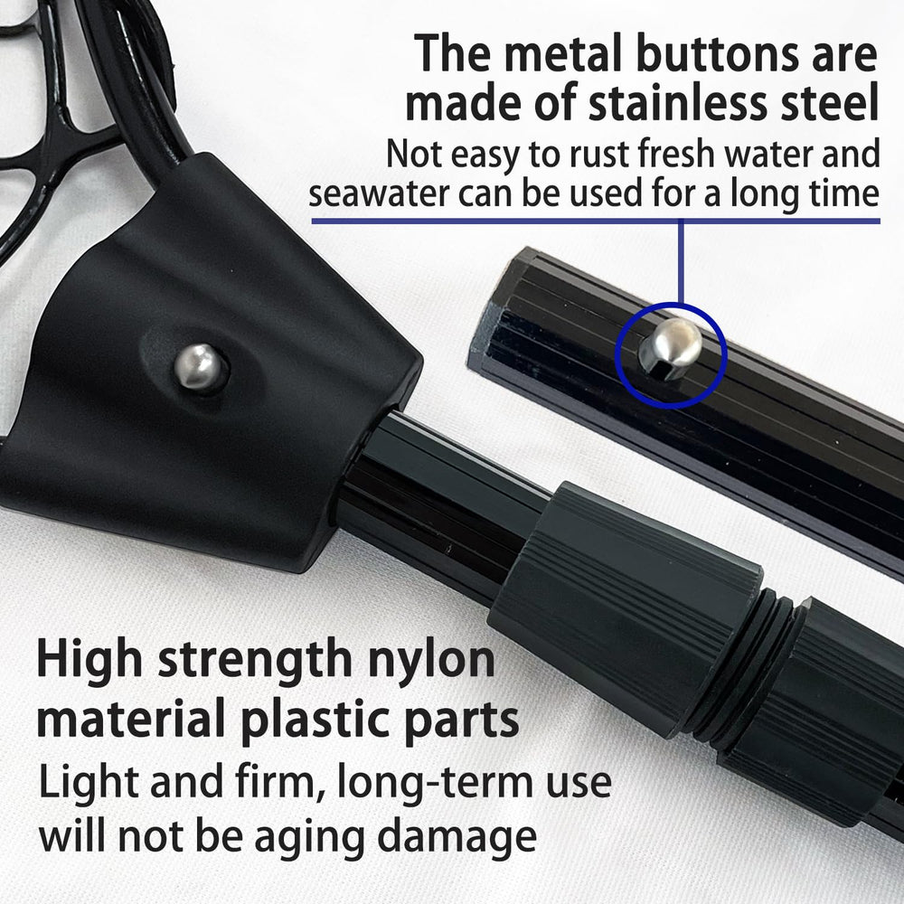 Rubber net design to prevent tangles