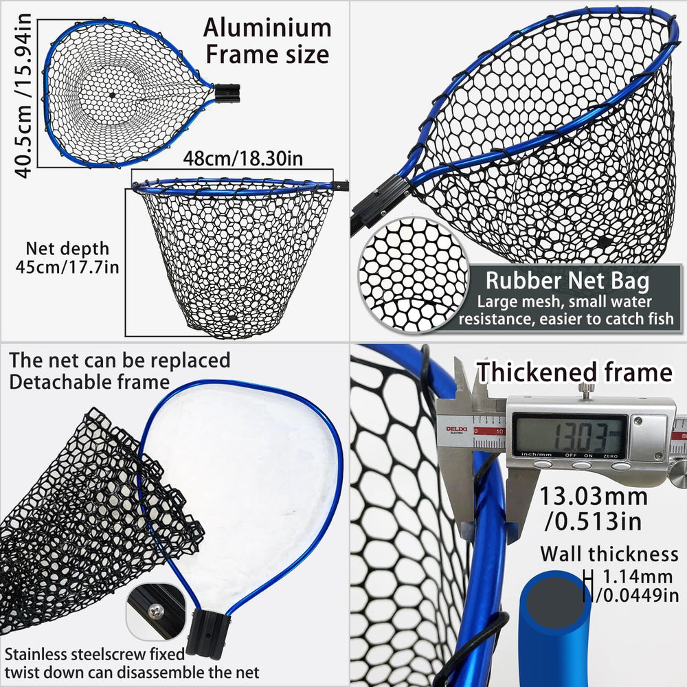 SEASPRO foldable design enables compact storage after fishing