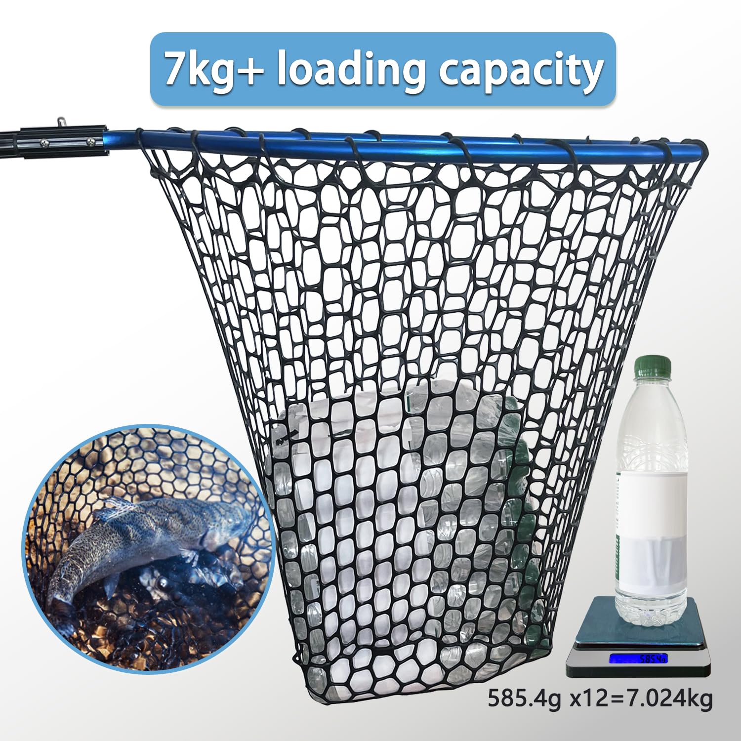 SEASPRO non-slip grip handle ensures secure control on deck