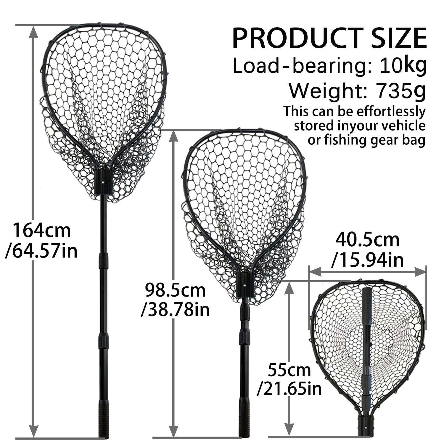 SEASPRO non-slip grip handle stays secure in wet conditions.