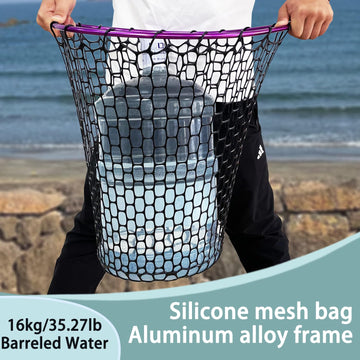 SEASPRO Purple net in angler setup for easy maneuverability