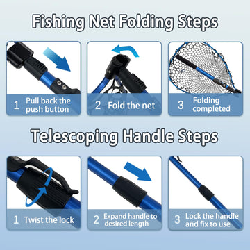 SEASPRO rubber mesh design minimizes tangles and supports gentle catch and release