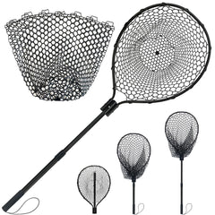 SEASPRO rubber fishing net with 59 inch telescoping handle