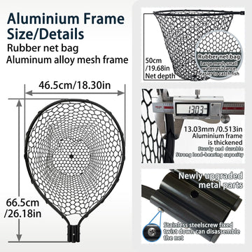 Versatile use for pier, kayak, fishpond and saltwater fishing