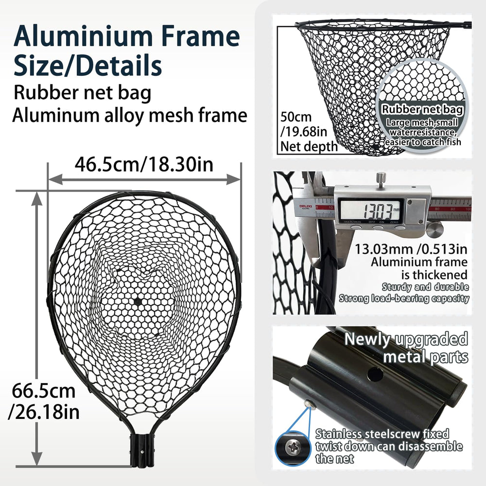 Versatile use for pier, kayak, fishpond and saltwater fishing