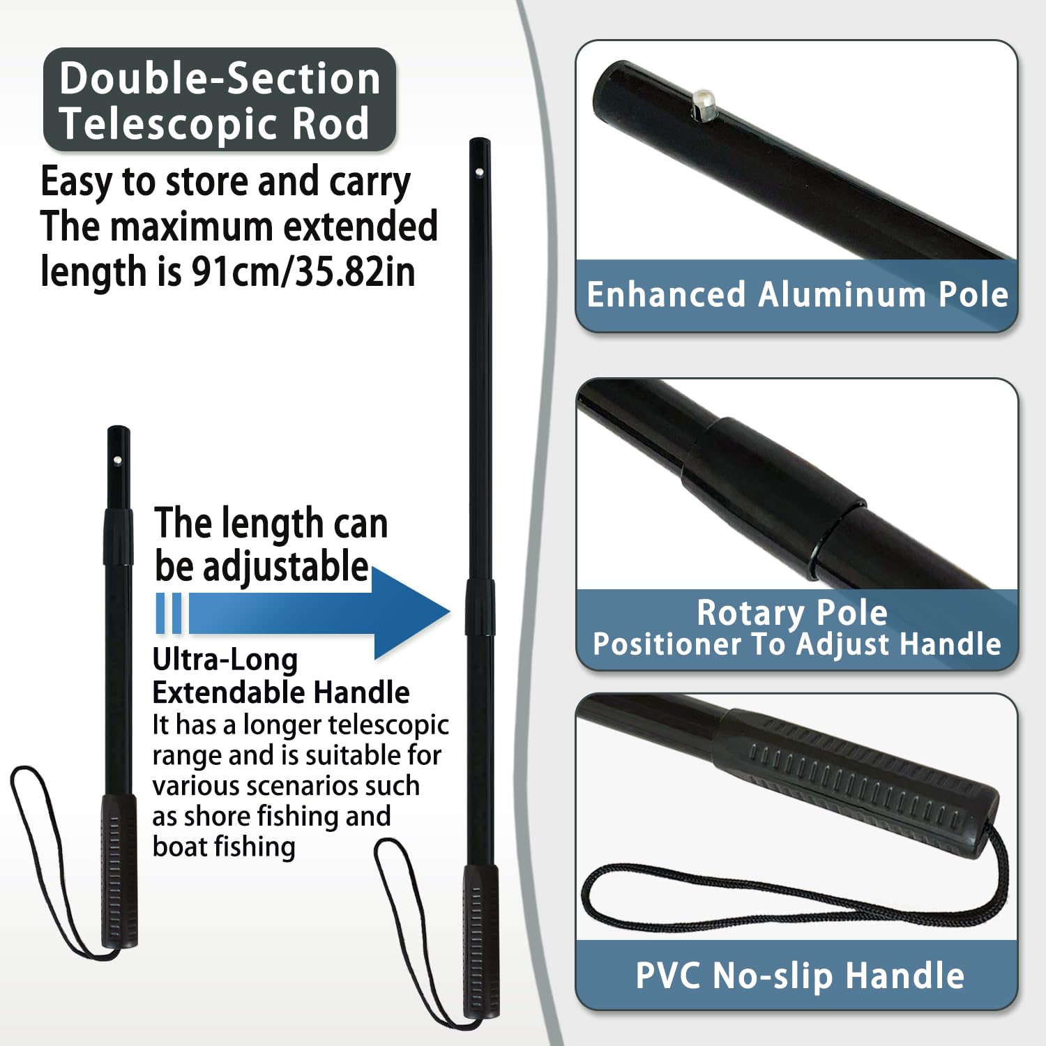 Rubber silicone net for snag-free landing