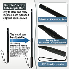 Rubber silicone net for snag-free landing