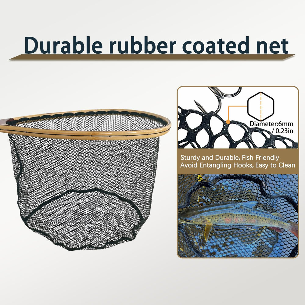 SEASPRO versatile net for river, lake, and shore fishing setups.
