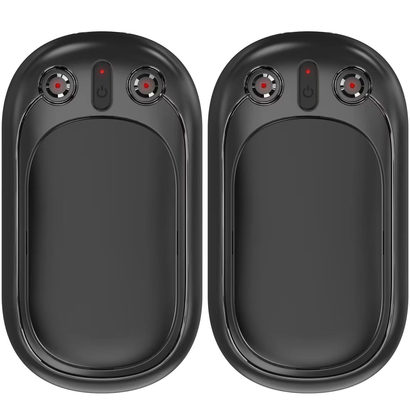SECHKISS hand warmers 2-pack front view, compact warmth for outdoor use.