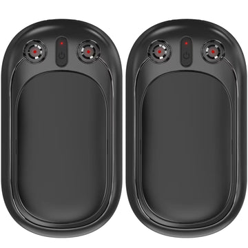 SECHKISS hand warmers 2-pack front view, compact warmth for outdoor use.