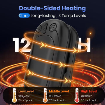 SECHKISS hand warmers rechargeable USB-C, quick top up for extended outdoor sessions.