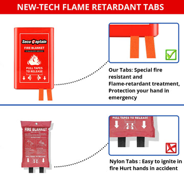 SecuCaptain fiberglass fabric withstands heat up to 580°C.