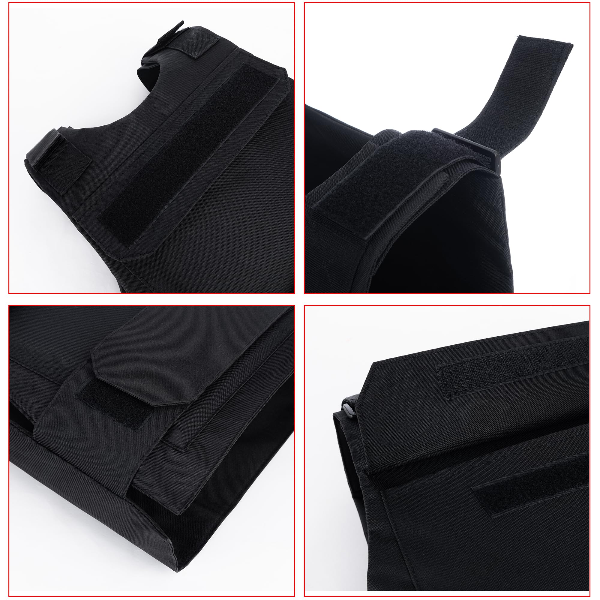 Front view of Security FBI airsoft vest