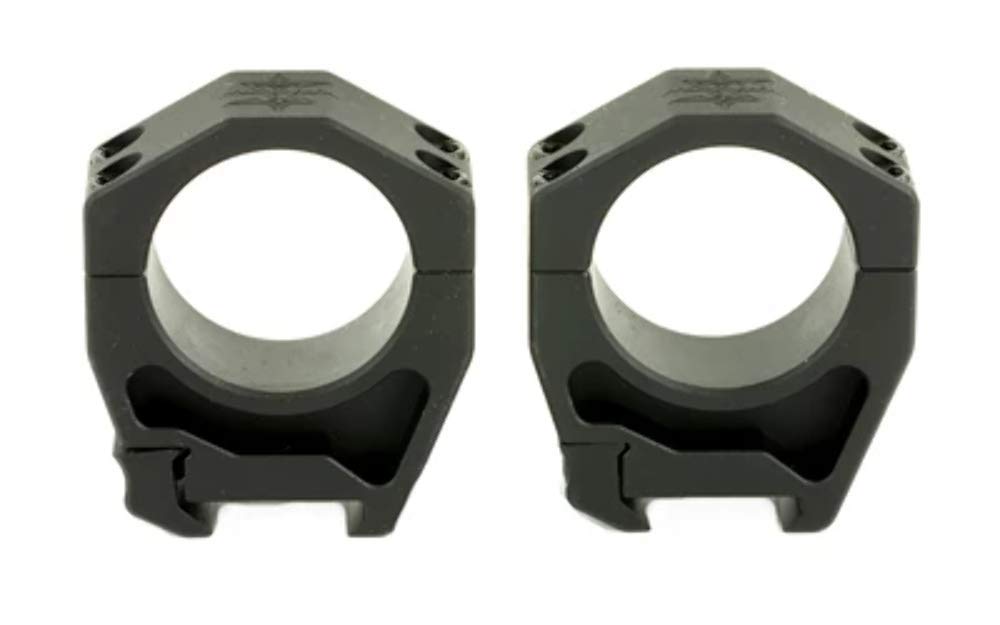 Seekins Precision 34mm scope ring, extra-high 1.26-inch height, secure mounting for precision shooting.