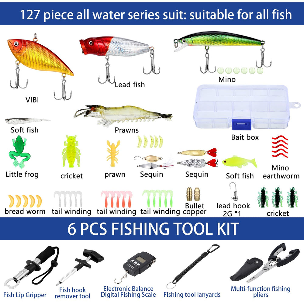 Seenelling 397-pcs hook accessories kit for ready rigs and fixes