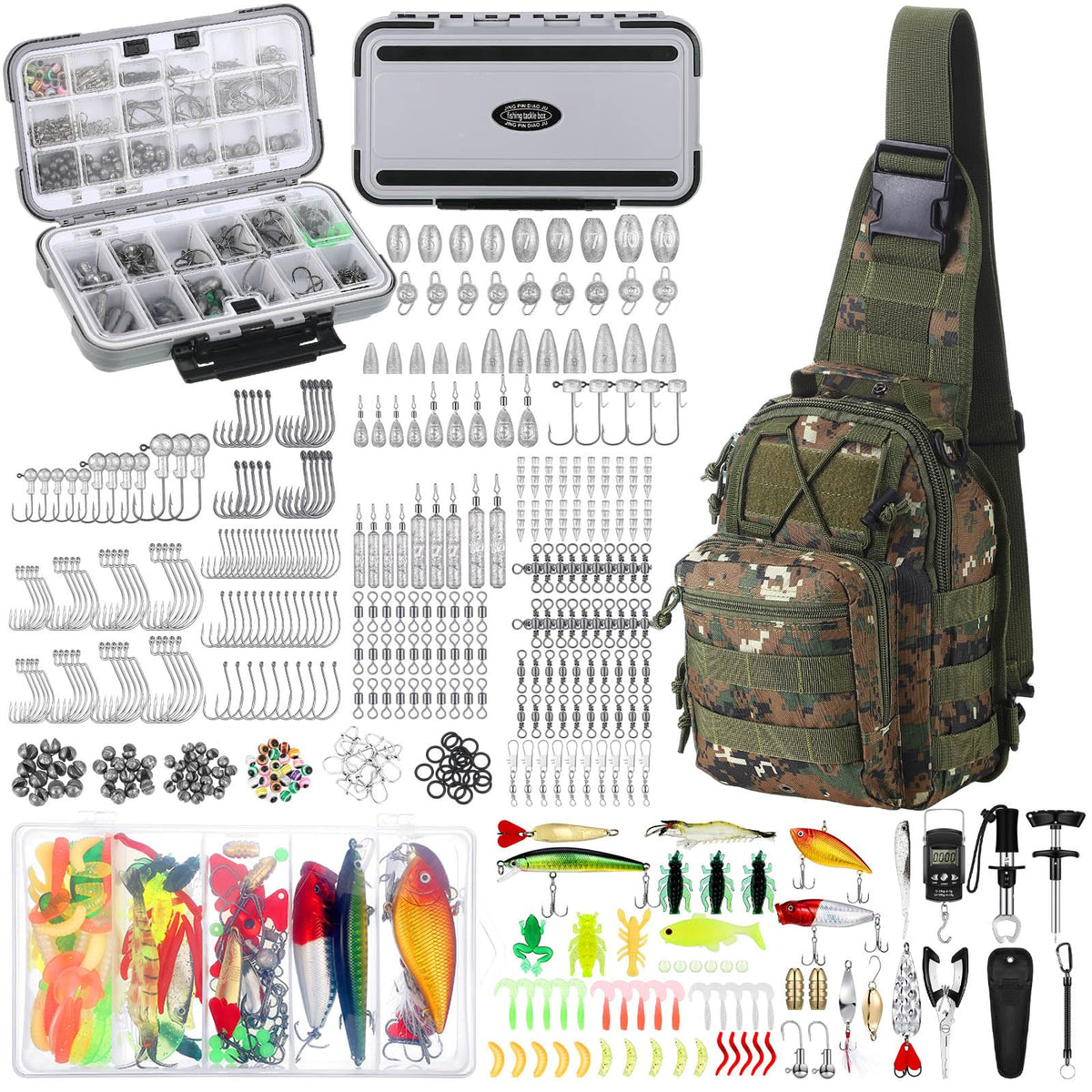 Seenelling backpack fishing-tools keeps tackle organized for easy access during day-long outings.