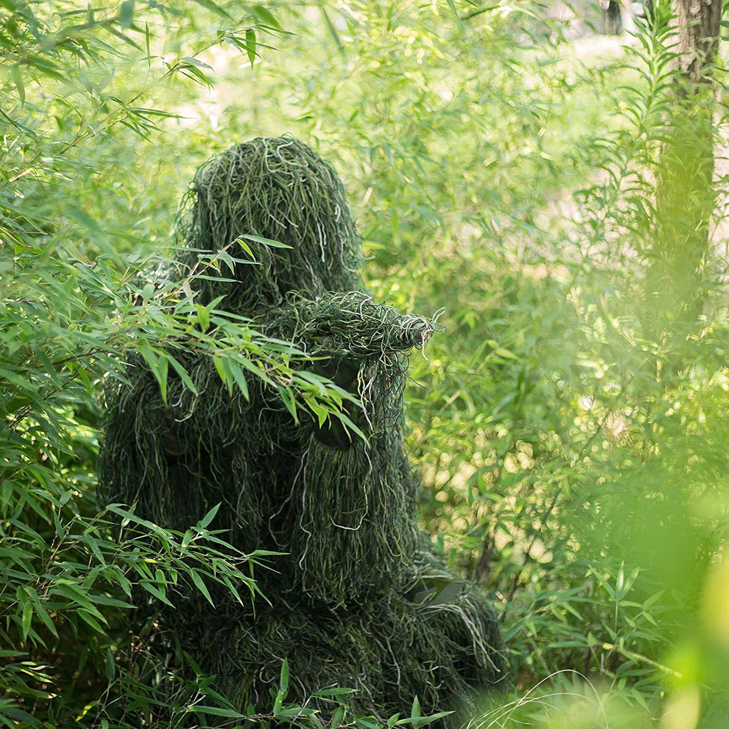 Seeutek forest green camouflage pattern hides silhouette during outdoor pursuits.