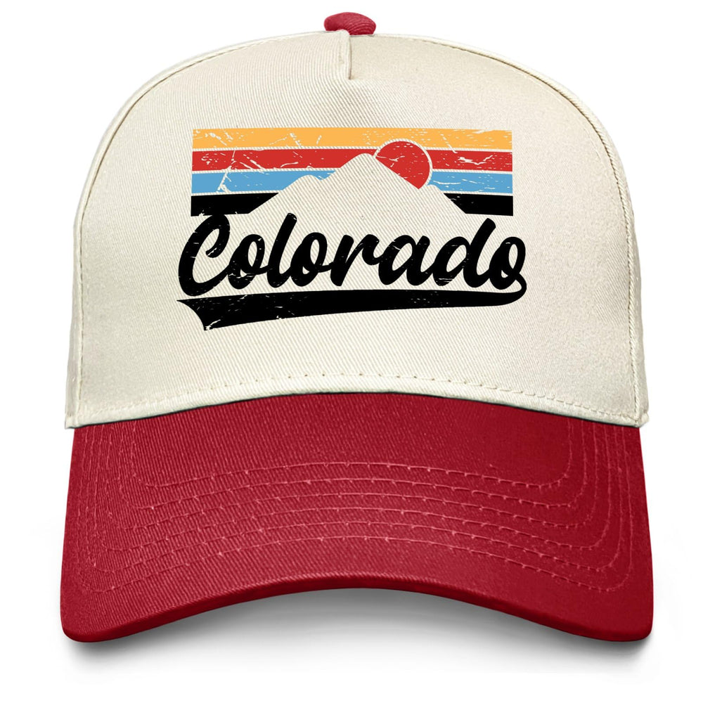 Sefgaen Colorado Mountains hat front view for outdoor wear.