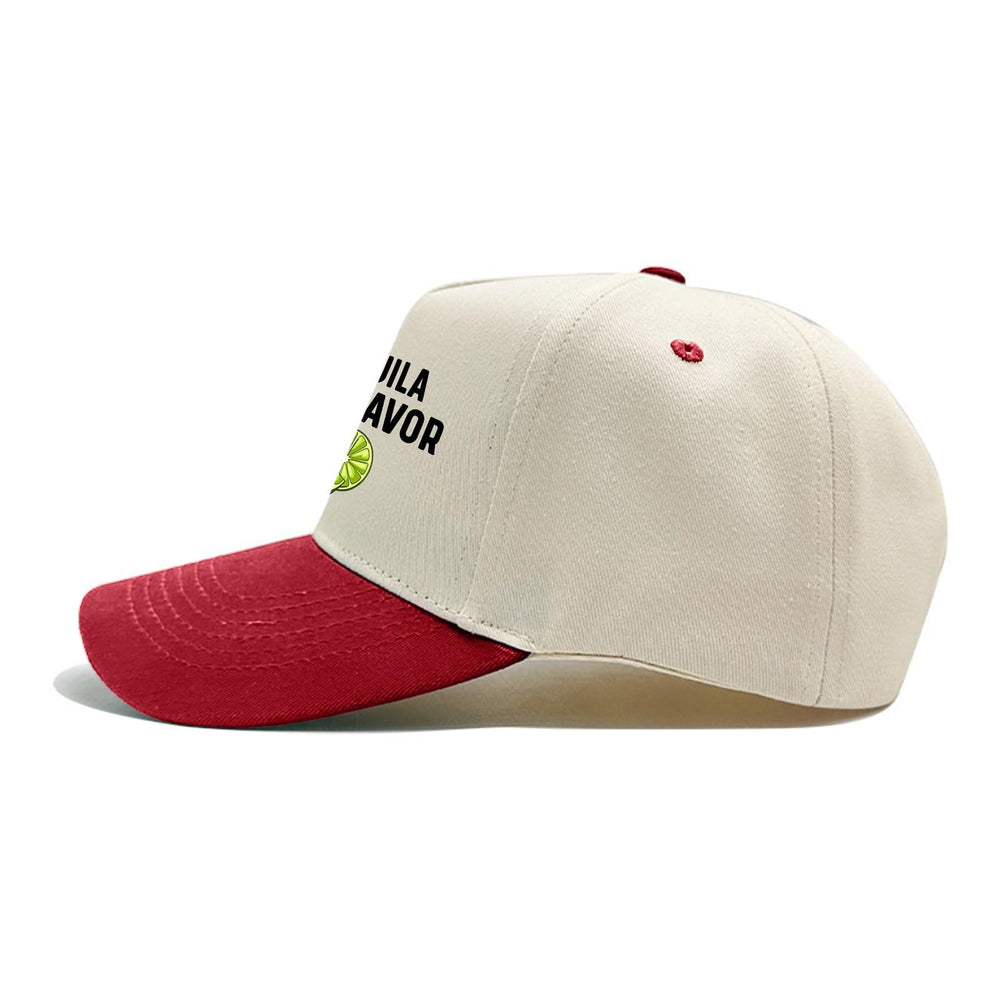 Sefgaen Tequila Por Favor hat burgundy back closeup, metal buckle for easy resizing