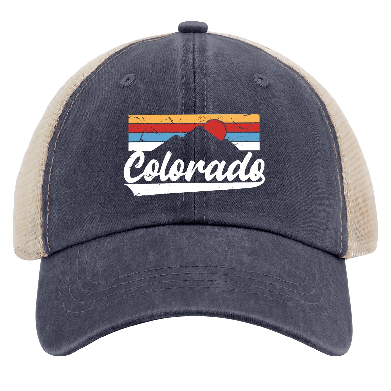 Sefgaen Colorado Mountains trucker hat gift idea for hikers and outdoor lovers