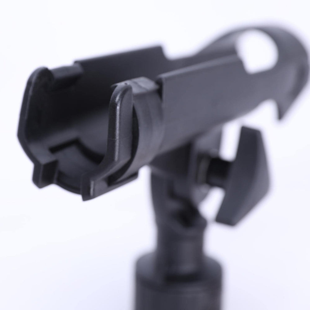 Hands-free fishing with Segolike rod holder secured