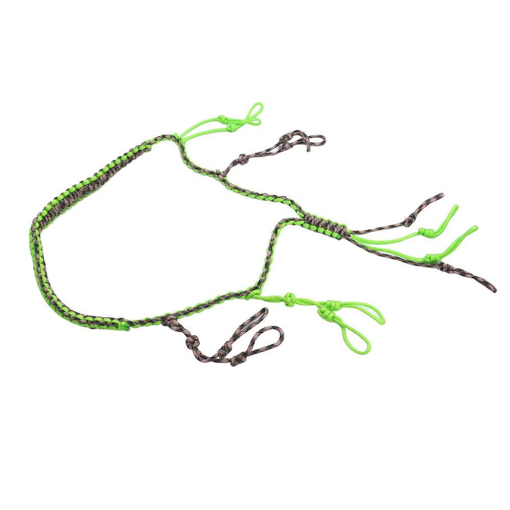 Segrehy duck call lanyard fluorescent green visibility in low light.