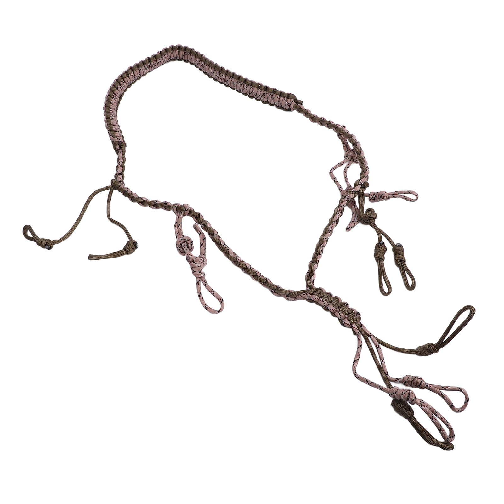 Segrehy duck call lanyard folds for compact storage in pocket or pack.