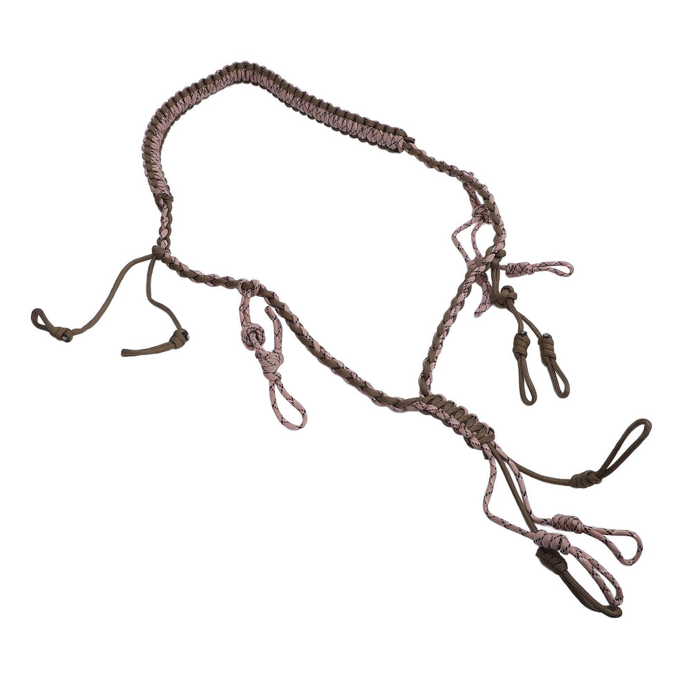 Segrehy duck call lanyard folds for compact storage in pocket or pack.