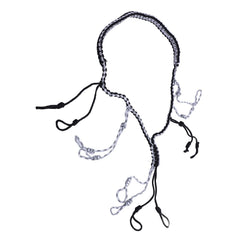 Segrehy duck call lanyard closeup shows hand-knit nylon durability for rugged outdoors