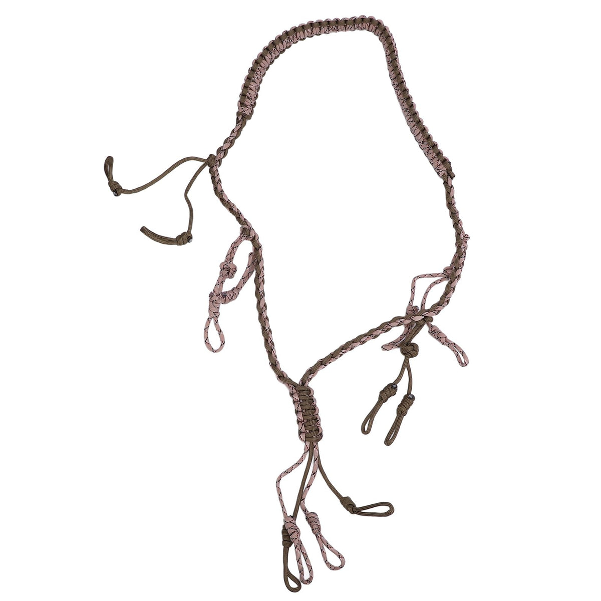 Segrehy duck call lanyard with hand-knitted durability for rugged outdoor use.