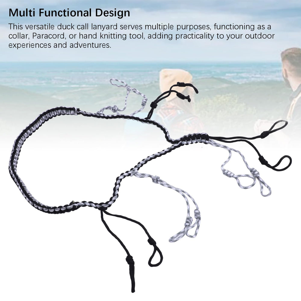 Segrehy duck call lanyard lightweight portable design reduces bulk in pockets
