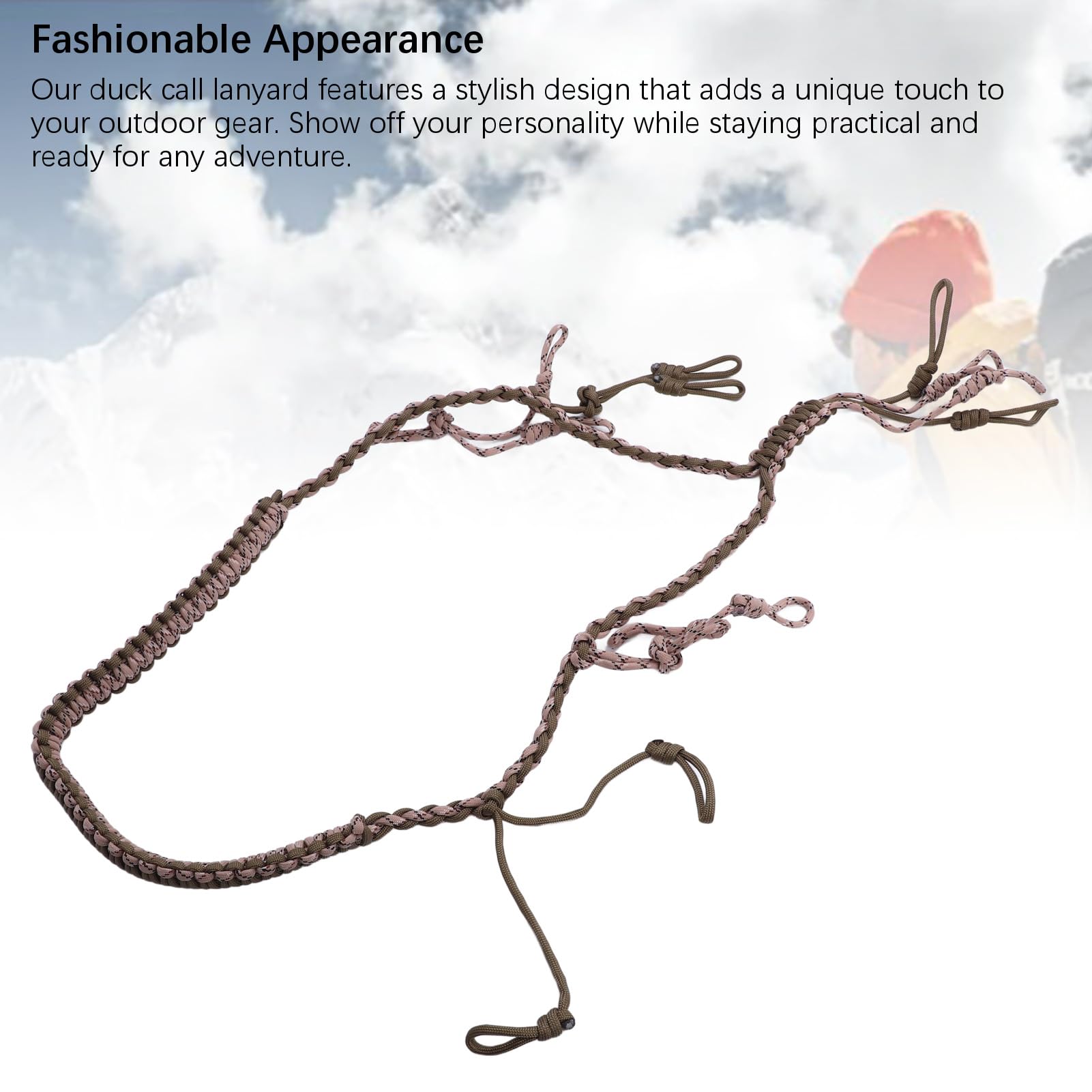 Segrehy duck call lanyard shows multifunctional gear design for organizing calls.