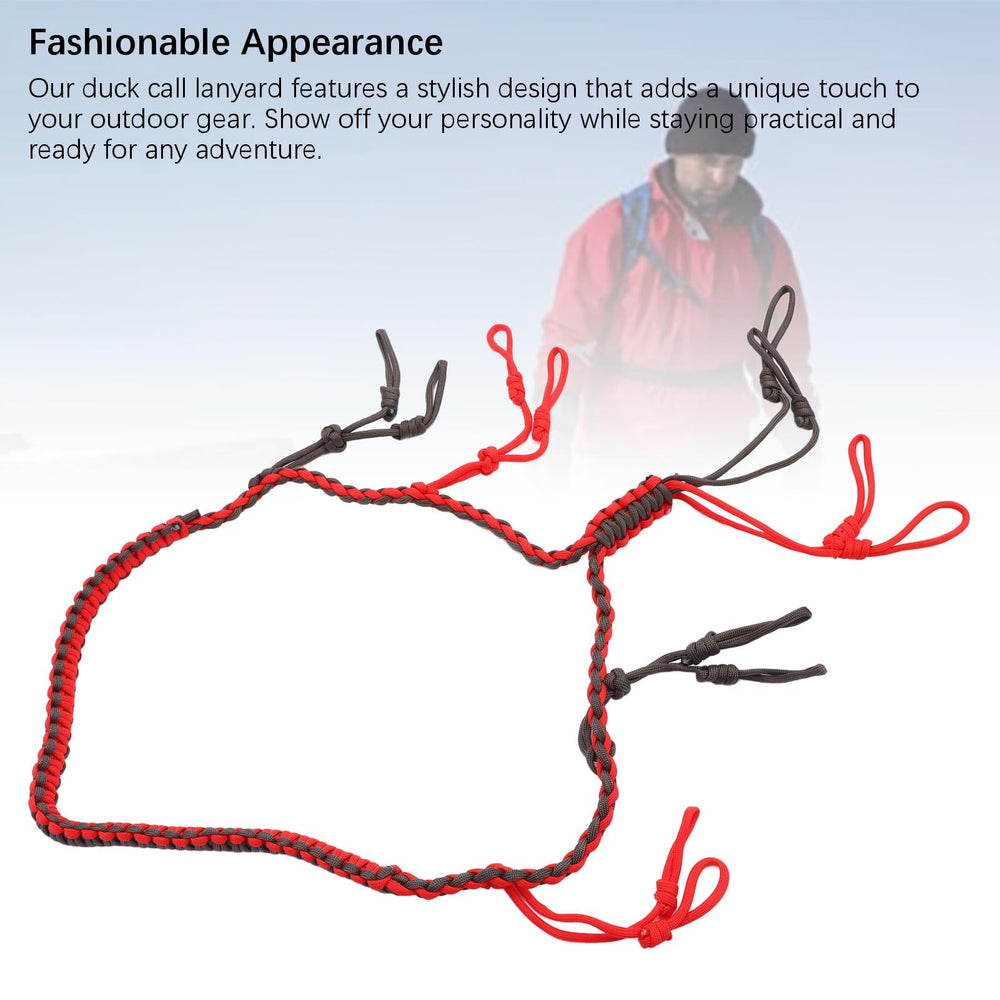 Segrehy Duck Call Lanyard reinforced stitching prevents loss during hunts.