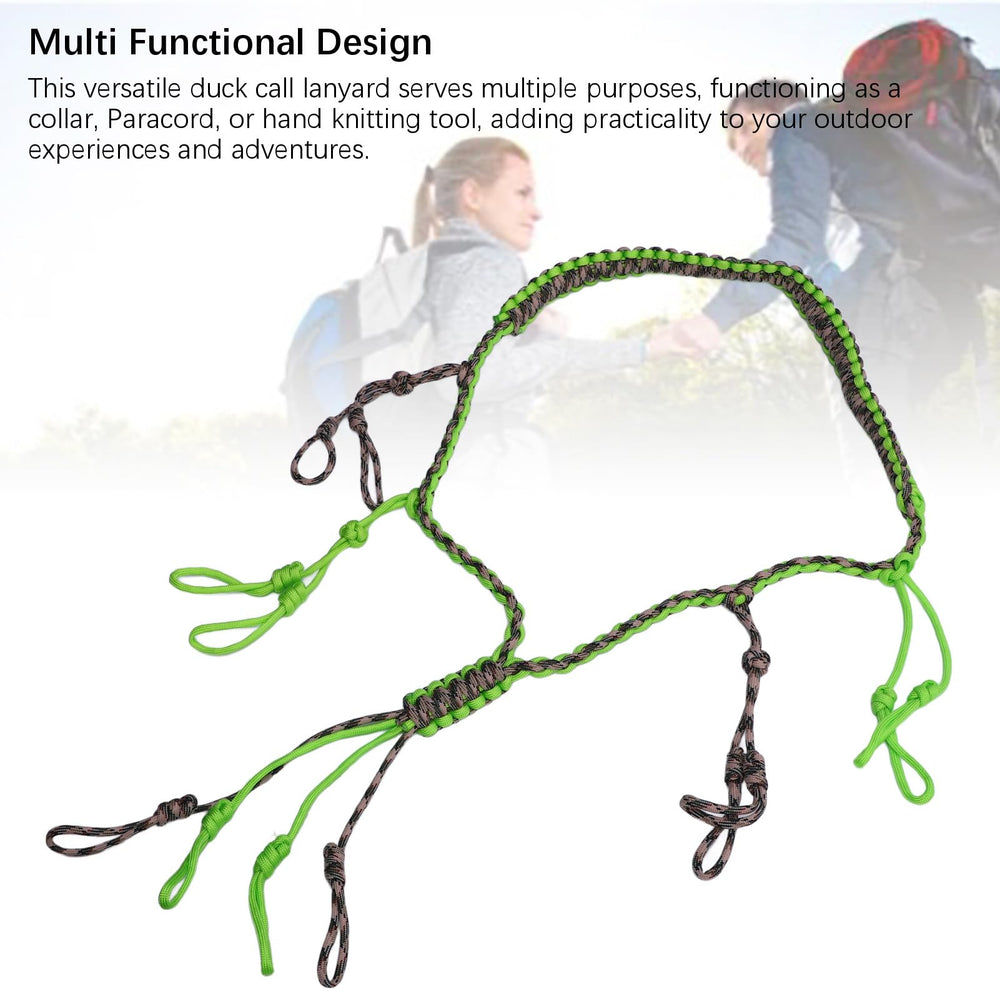 Segrehy duck call lanyard braided design blends with gear.