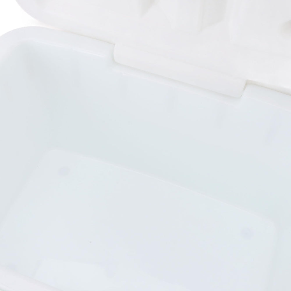 Segrehy cooler open lid showing easy access to meals and drinks