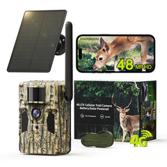 SEHMUA 3rd cellular trail camera 48MP photo captures sharp wildlife images
