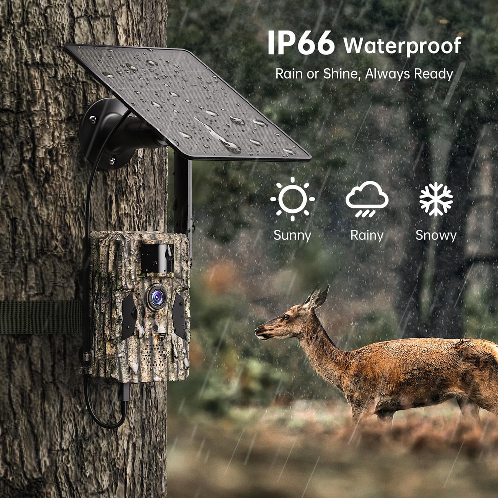 SEHMUA 3rd Cellular Trail Camera IP66 waterproof housing in harsh weather