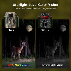 SEHMUA 3rd cellular trail camera night color vision reveals nocturnal details