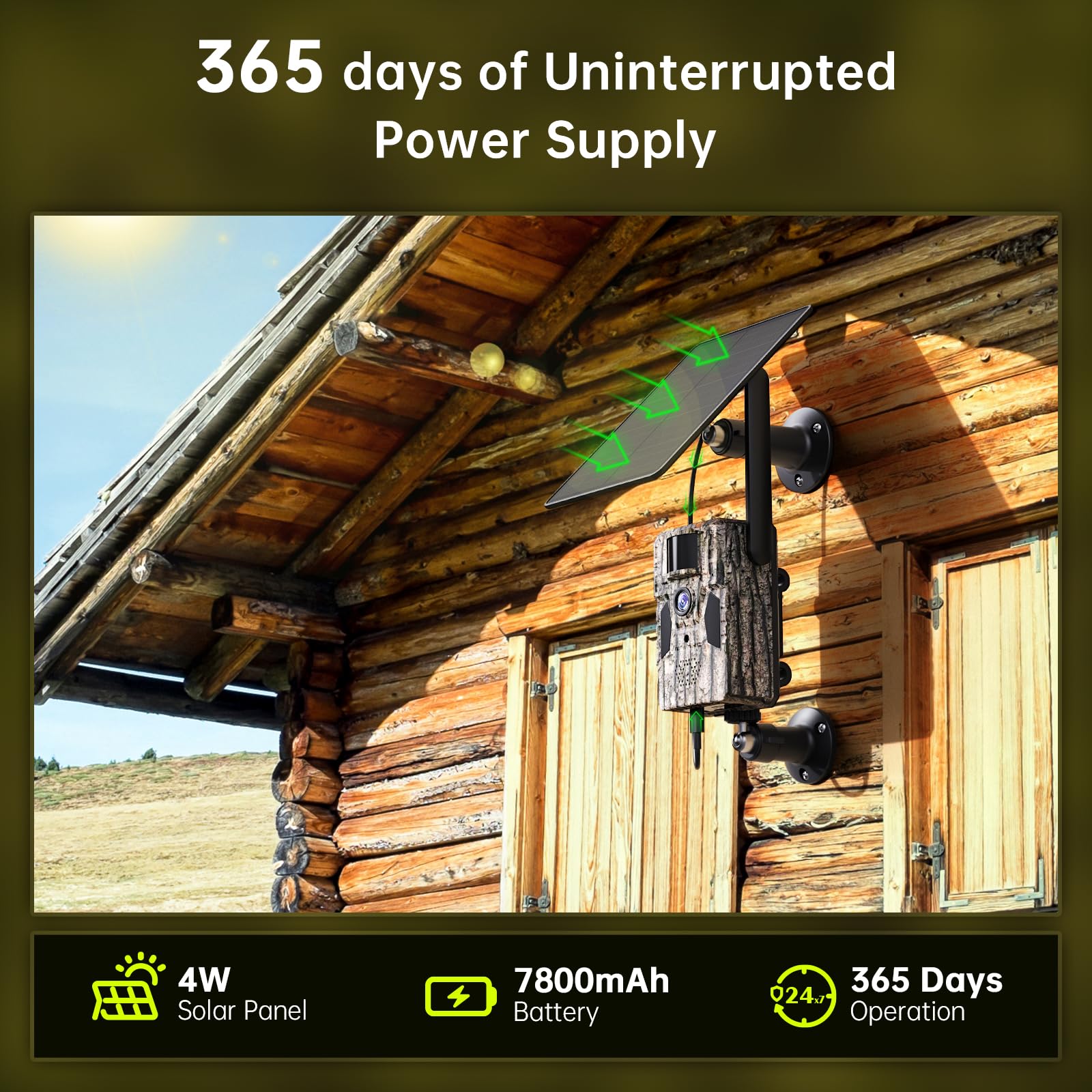 SEHMUA 3rd Cellular Trail Camera solar panel powering remote setups