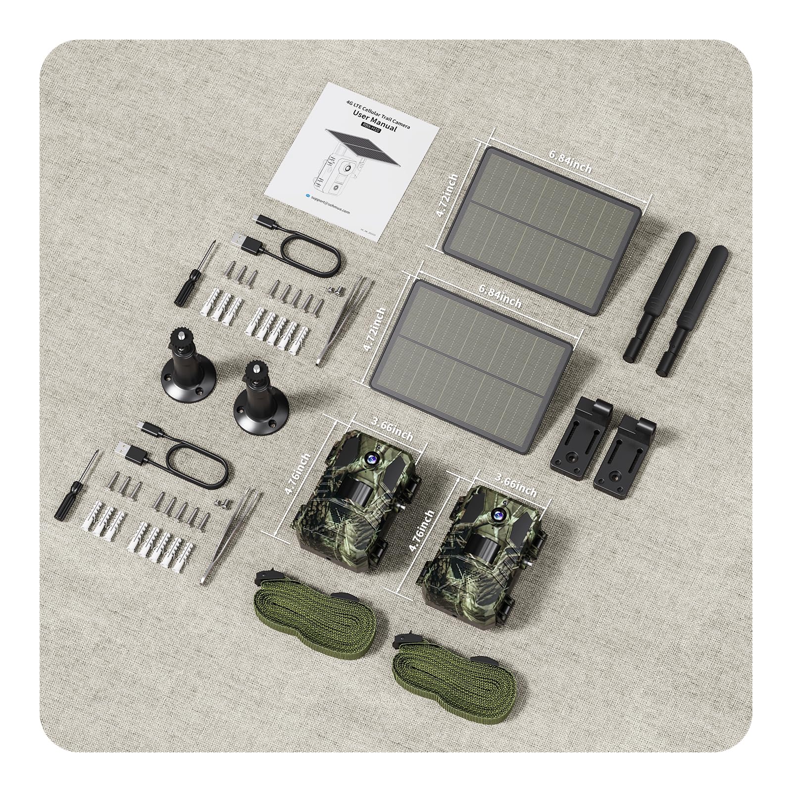 SEHMUA built-in-sim enables reliable cellular streaming with no external data device.