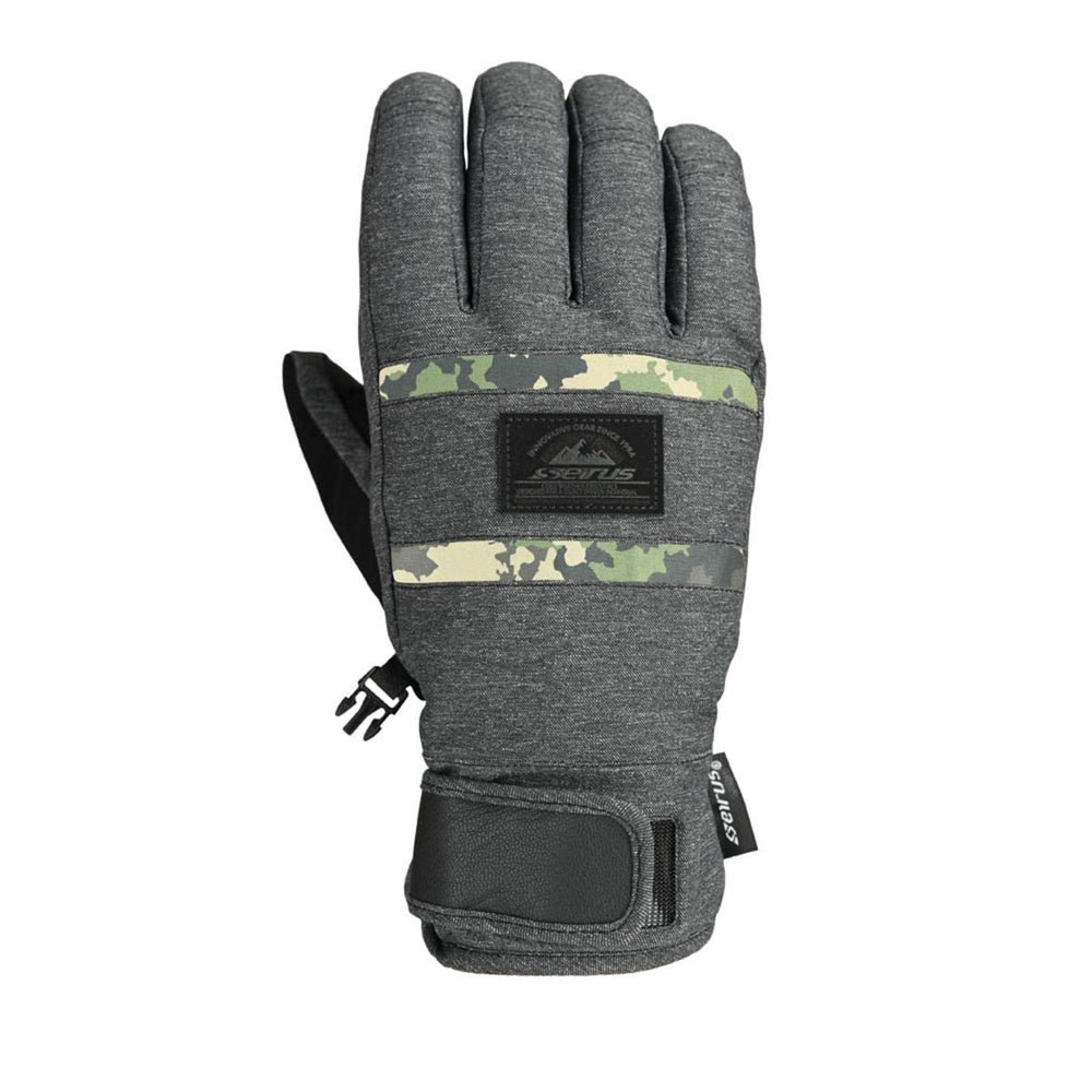 Seirus Heatwave Plus ST Westward Glove Black back view for full coverage against wind