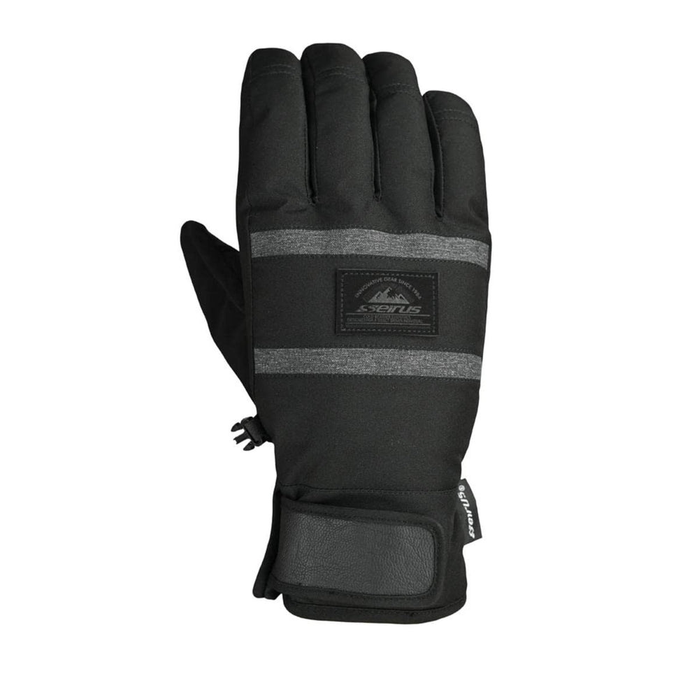 Seirus Heatwave Plus ST Westward Glove Black front view showing warmth for cold days