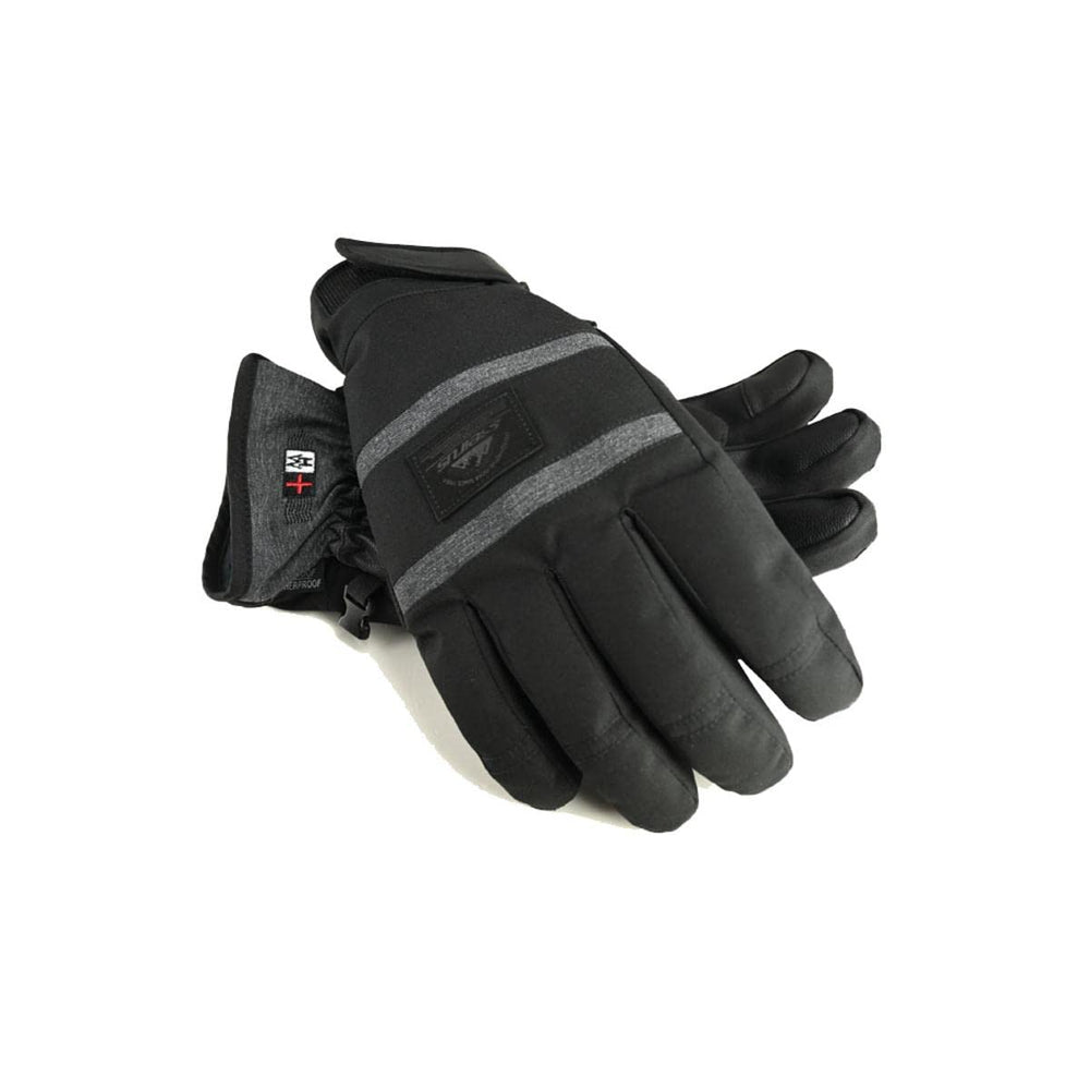 Seirus Heatwave Plus ST Westward Glove Black wrist strap detail for secure wear